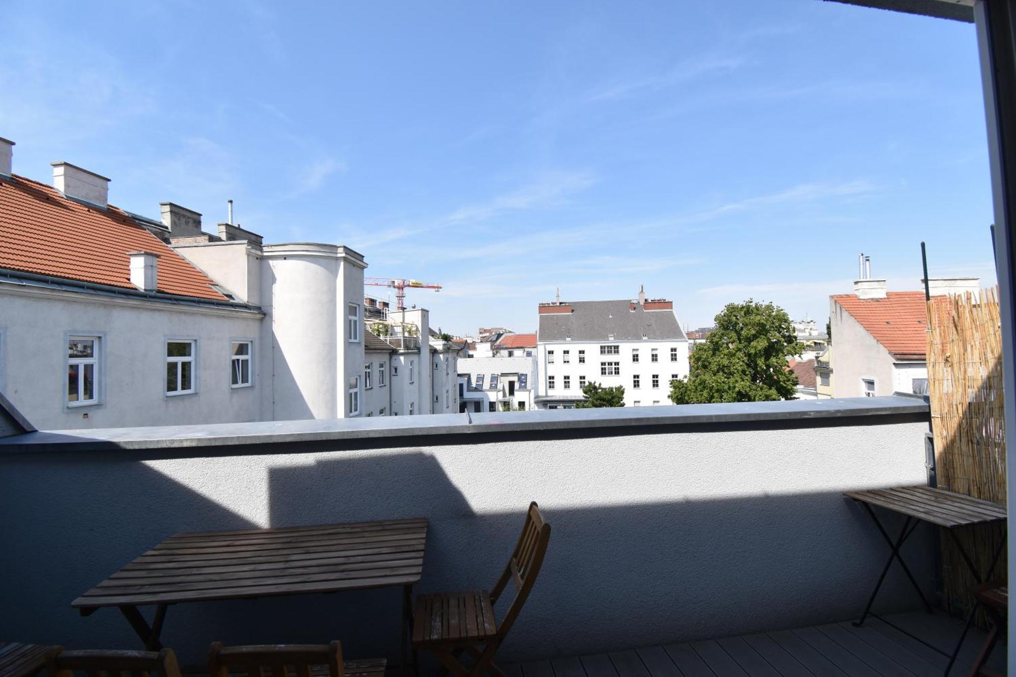 Moderne Maisonette Mit Terrasse Вена Экстерьер фото